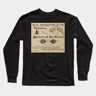 Vintage spectacles advertisement Long Sleeve T-Shirt